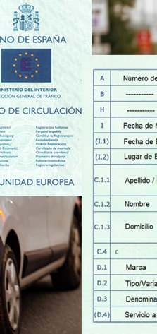 Documentación para cambio de matrícula
