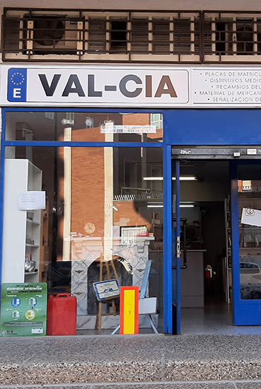 Tienda de placas de matrícula en Zaragoza